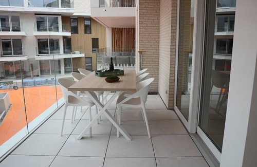 Nieuwpoort Apartment | Scorpio B0404: Oceanfront Getaway with Scenic Views