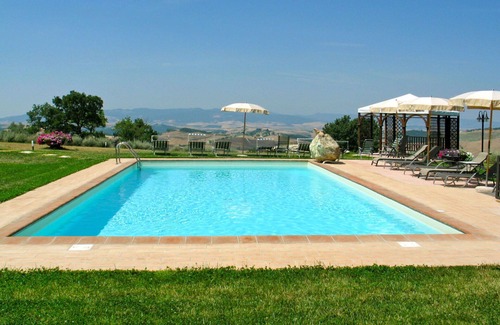 Gambassi Terme Villa | Relaxing Villa Apartment with Pool and Scenic San Gimignano Views