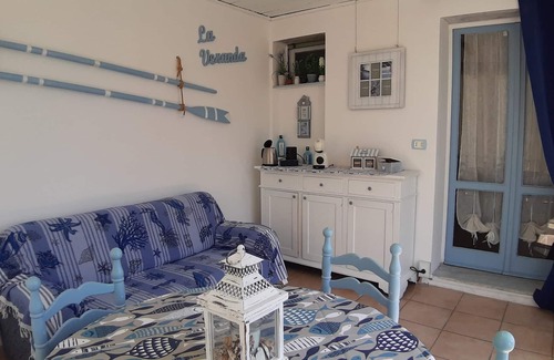 San Lorenzo al Mare Apartment | Beachside Escape at Apartment "La Veranda" with Ocean Views