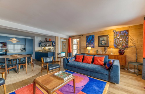 Villard-Reculas Apartment | Apartment 'Klochette - Charme Et Famille' with Mountain View, Private Terrace and Wi-Fi