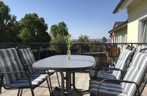 Meersburg Apartment | Ocean View Retreat: Apartment Krusch with Spacious Terrace