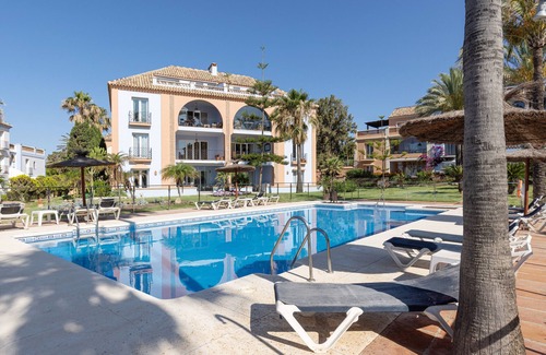 Bahia de Casares Apartment | Oceanfront Apartment 'La Perla de Marakech' with Pool & Wi-Fi