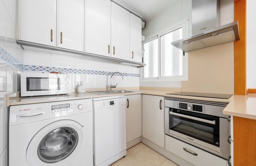 Sant Carles de la Rapita Apartment | Oceanfront Apartment 'La Ràpita' with Wi-Fi & Spa Access