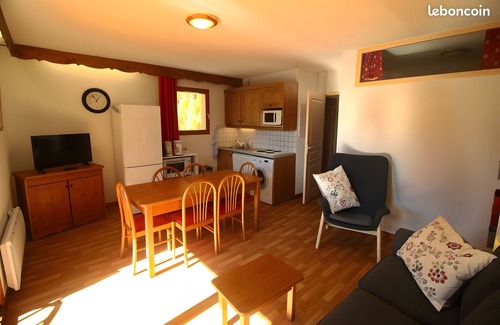 Arvieux Apartment | Apartment 'Les Granges - Panoramic View' with Mountain Views, Shared Pool and Balcony