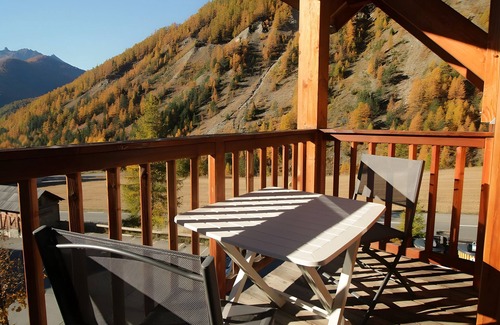 Arvieux Apartment | Apartment 'Les Granges - Panoramic View' with Mountain Views, Shared Pool and Balcony