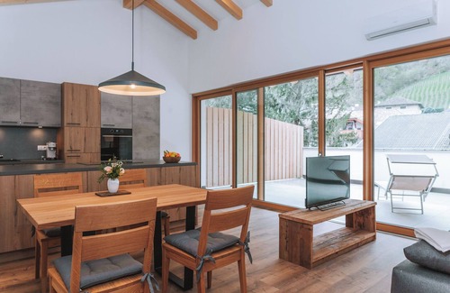 Lana Apartment | Mountain View Retreat: Matscherhof Apple Blossom Apartment