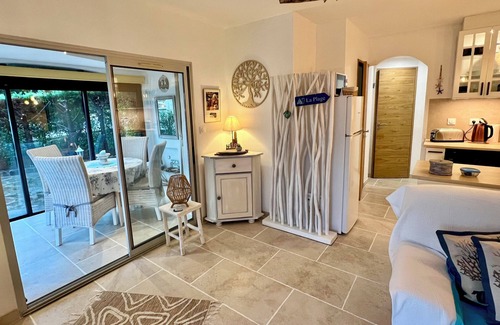 Sainte-Maxime Apartment | Sea View Apartment: Rated 10/10, Steps to Town Center