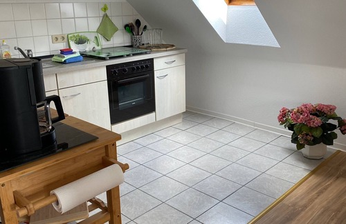 Bad Wildungen Apartment | Relaxing Apartment with Balcony & Mountain Views in Bad Wildungen