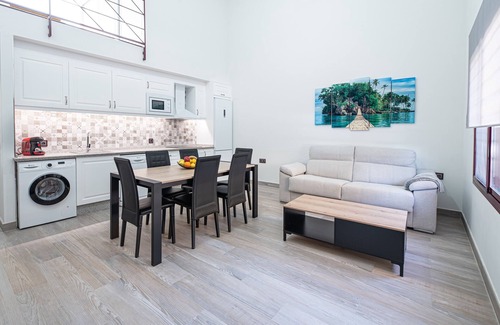 Isla Cristina Apartment | Ocean Suites A2: Terraced Getaway with Wi-Fi & Ocean View