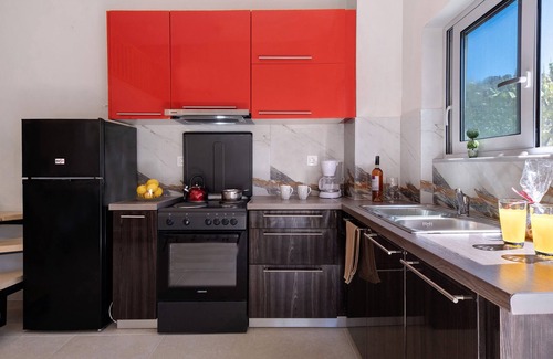 Lygia Apartment | Oceanida Aelia Room: Cozy Retreat with Oceanfront Views