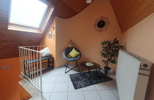 Loef Apartment | Charming Apartment in Historic Half-Timbered House with Balcony