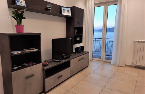 Vico Equense Apartment | Oceanfront Apartment with Vesuvius View - Family Friendly