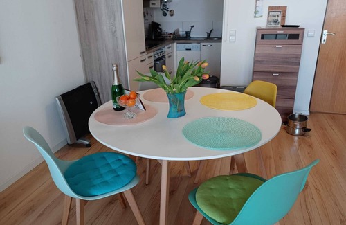 Markdorf Apartment | Relax at Apartment “Panoramablick” with Lake View & Pool