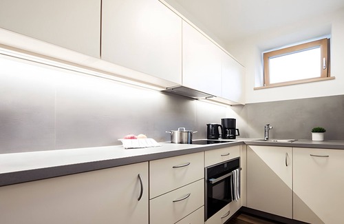 Plan Apartment | Apartment 'Panorama - Die Panoramasuite Lll' with Mountain View, Shared Terrace and Wi-Fi