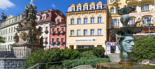 Karlovy Vary Apartment | Stylish Apartment Promenáda 35 with Pool and Hot Tub