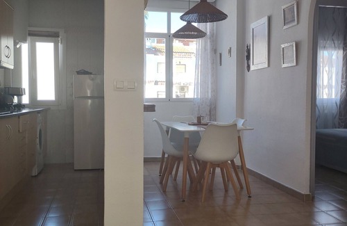 Punta Prima Apartment | Apartment 'Punta Prima Getaway' with Shared Pool, Wi-Fi and Air Conditioning