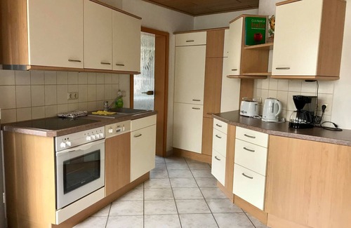 Poessneck Apartment | Child-Friendly Apartment Raffelt with Kitchen Amenities