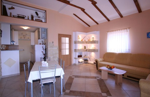 Polje Apartment | Oceanfront Apartment Rogic-Polje on Island Krk Awaits You