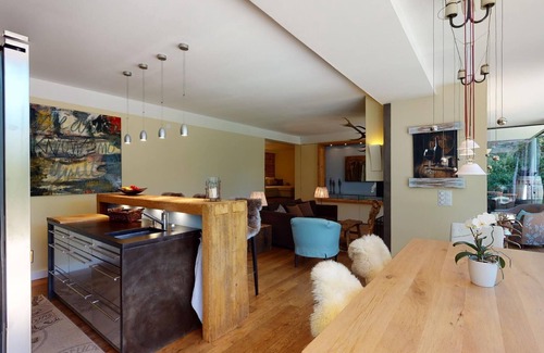 Pontresina Apartment | Apartment Roseg - High-Quality 3.5-Room Apt. with Terrace and Panoramic View