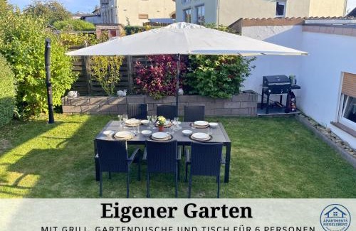 Riegelsberg Apartment | Apartment Rosie - Rustikal und top ausgestattet und ideal für Gruppen bis 6 Personen und Hund, egal ob Familie, Kollegen oder Freunde, 85qm mit Garten und eigener Garage