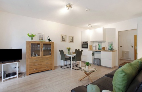 Gudenhagen Apartment | Cozy Apartment 'Rübezahl' with Balcony & Spa Amenities