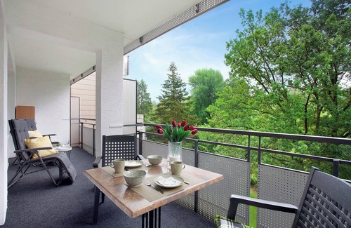 Gudenhagen Apartment | Cozy Apartment 'Rübezahl' with Balcony & Spa Amenities
