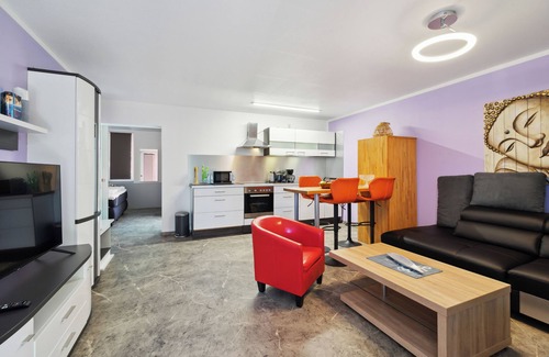 Bungalowdorf an der Talsperre Apartment | Accessible Oceanfront Retreat at Apartment Segel1