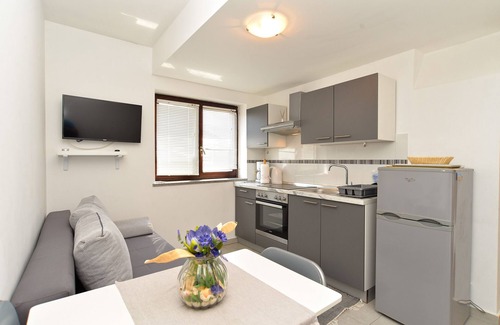 Valbandon Apartment | Pet-Friendly Apartment Stana 242 with Oceanfront Views