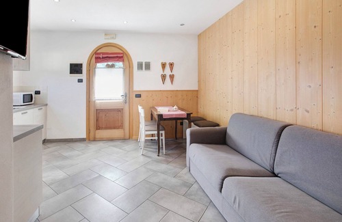 Livigno Apartment | Mountain View Apartment at Stella Alpina with Shared Garden