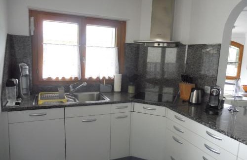 Saas Almagell Apartment | Oceanfront Retreat: Apartment Theresli with Spa & Hot Tub