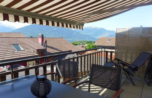 Grimisuat Apartment | Family-Friendly Apartment Tilleul with Top Guest Ratings