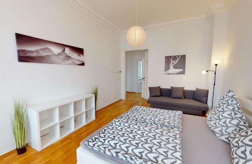 Gohlis-Sud Apartment | Top-Rated Apartment 'Traumhafte Jugendstilwohnung Gohlis' with Balcony