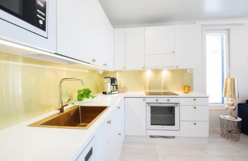 Kalajoki Apartment | Spacious Apartment Tuomenkartano C4 with Sauna in Kalajoki