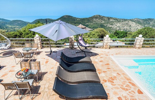 Chortata Apartment | Relaxing Apartment 'Ventus Athina' with Ocean View & Pool