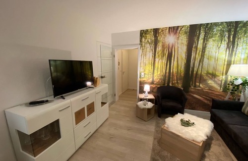 Brilon Apartment | Cozy Apartment Waldläufer with Kitchen and Balcony Access