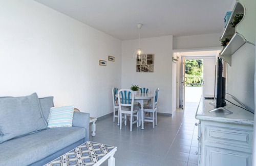Sant Pol De Mar Apartment | Convenient Apartment Steps from the Beach with Ocean Views
