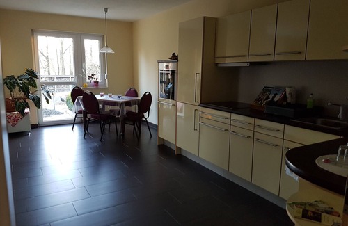 Loebau Apartment | Farmhouse Flair Apartment with Pool & Family-Friendly Amenities