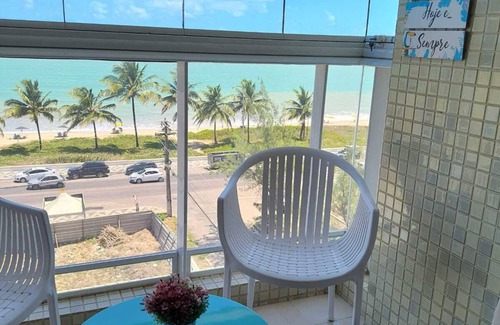 Cabedelo Apartment | Oceanfront Apartment with Full Intermares Sea View