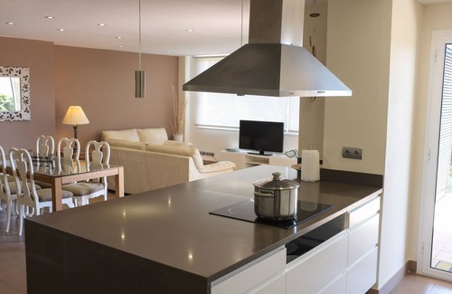 Calonge Apartment | Idyllic Garden Retreat with Saltwater Pool in Costa Brava