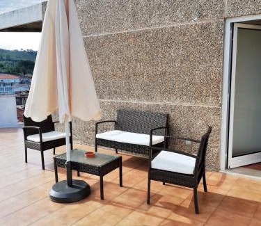 Baiao Apartment | Scenic Apartment with Mountain View and Terrace in Eiriz