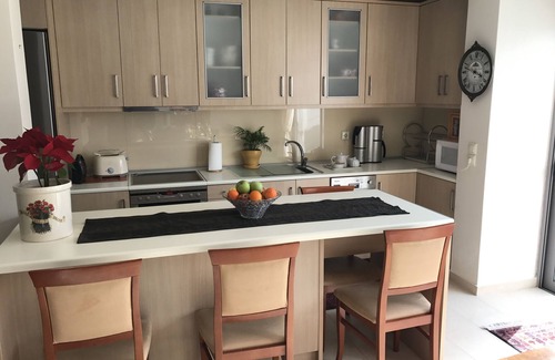 Drepano Apartment | Serene Apartment with Private Garden Steps from the Beach