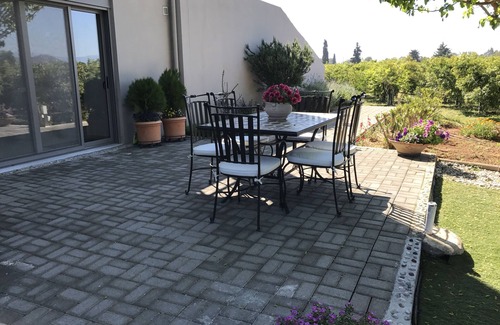 Drepano Apartment | Serene Apartment with Private Garden Steps from the Beach