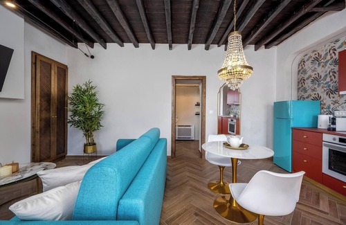 Symi Apartment | Unwind at Annikas Port View with Oceanfront Delights