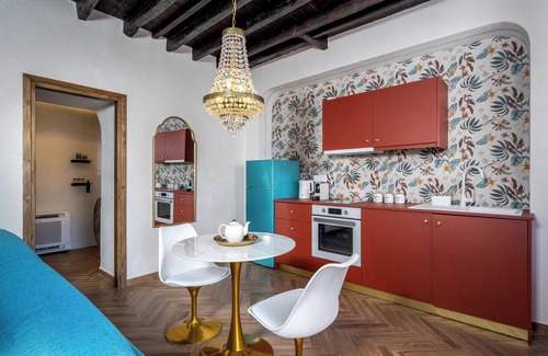 Symi Apartment | Unwind at Annikas Port View with Oceanfront Delights