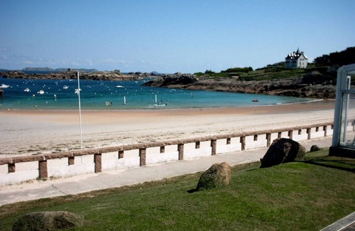 Tregastel Apartment | Serene Apartment with Ocean Views and Beach Access
