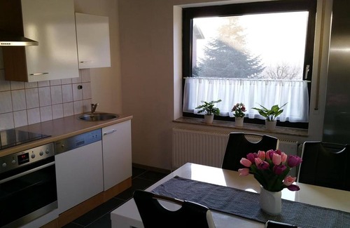 Bodenwerder Apartment | Cozy Apartment with Terrace, Fireplace & Family-Friendly Amenities