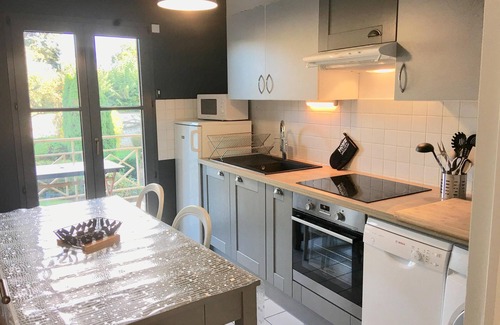 Chartres Apartment | Inviting Apartment with Terrace Near Family-Friendly Amenities
