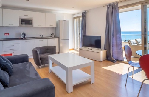 S'illot Apartment | Apartment with terrace by the beach with sea view - Antic 201