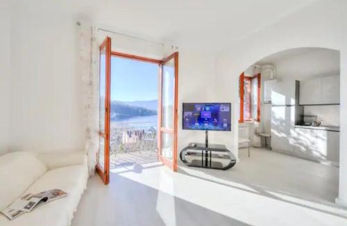 Laveno Apartment | Scenic Apartment Overlooking Lake Maggiore in Laveno Mombello