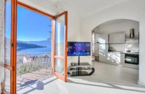 Laveno Apartment | Scenic Apartment Overlooking Lake Maggiore in Laveno Mombello